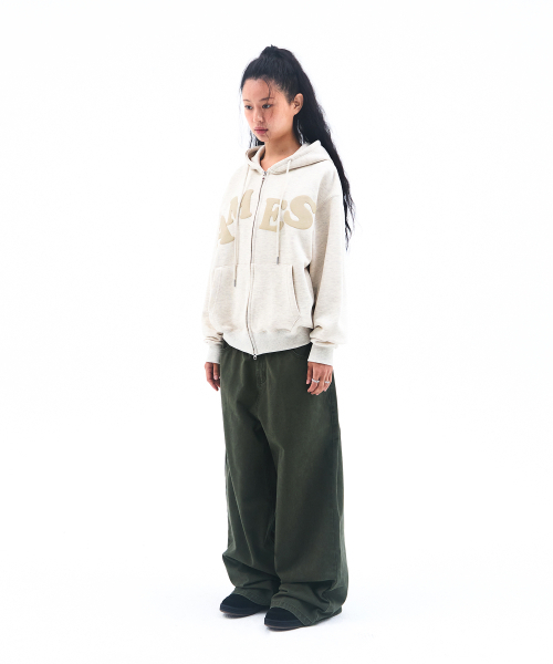 AMESWORLDWIDE（アメスワールドワイド）の「OVERFIT COTTON PANTS KHAKI（その他パンツ・レディース・その他・LARGE/SMALL/MEDIUM）」の10枚目の写真
