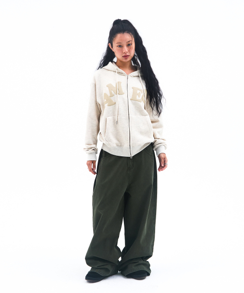 AMESWORLDWIDE（アメスワールドワイド）の「OVERFIT COTTON PANTS KHAKI（その他パンツ・レディース・その他・LARGE/SMALL/MEDIUM）」の11枚目の写真