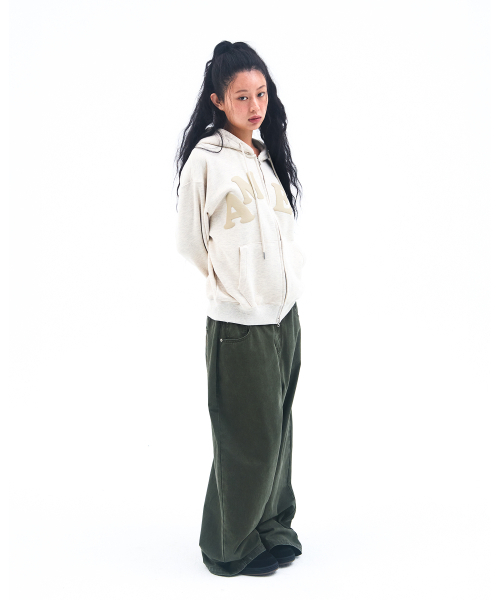 AMESWORLDWIDE（アメスワールドワイド）の「OVERFIT COTTON PANTS KHAKI（その他パンツ・レディース・その他・LARGE/SMALL/MEDIUM）」の12枚目の写真
