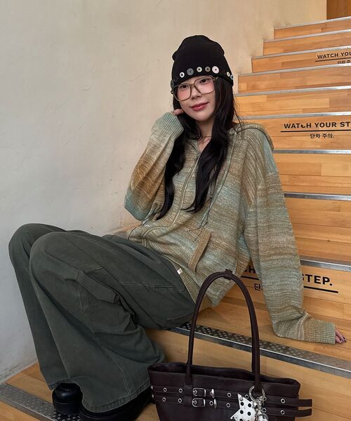 AMESWORLDWIDE（アメスワールドワイド）の「OVERFIT COTTON PANTS KHAKI（その他パンツ・レディース・その他・LARGE/SMALL/MEDIUM）」の13枚目の写真