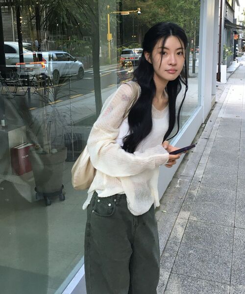 AMESWORLDWIDE（アメスワールドワイド）の「OVERFIT COTTON PANTS KHAKI（その他パンツ・レディース・その他・LARGE/SMALL/MEDIUM）」の14枚目の写真
