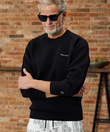 Maison code 13（メゾンコードサーティーン）の「msw1852-cardboard knit raglan sleeve pullover トレーナー(M26S-22)（スウェット）」