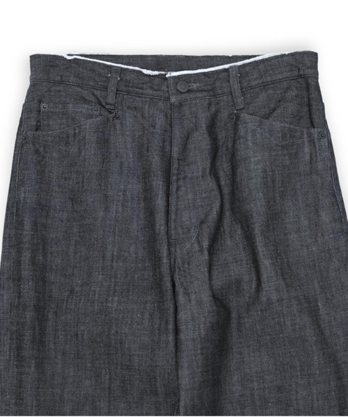 ANTHEM A(アンセムエー)の「【ANTHEM A】 10OZ DENIM STRAIGHT PANTS(デニムパンツ・メンズ・ブラック・MEDIUM/LARGE)」の2枚目の写真
