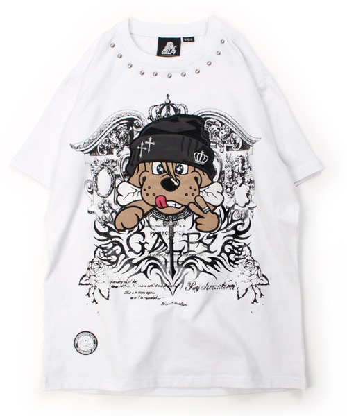 GALFY（ガルフィー）の「【GALFY/ガルフィー】爆アゲ↑↑ギラＴシャツ（Tシャツ/カットソー・メンズ・ホワイト/ブラック/スミクロ・XL/L/M）」の4枚目の写真
