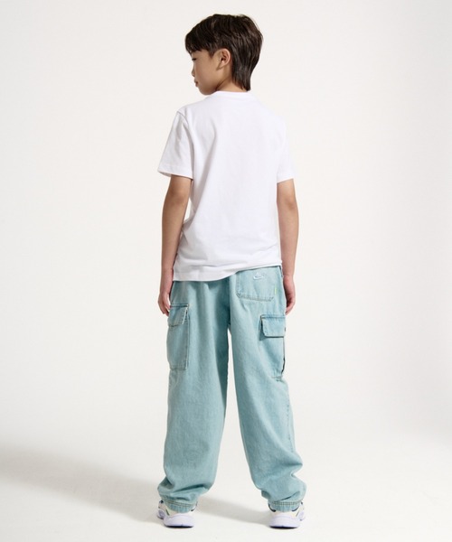NIKE(ナイキ)の「ナイキ スポーツウェア ジュニア Tシャツ / Nike Sportswear Big Kids' T-Shirt IO1977-100 White(Tシャツ/カットソー・キッズ・ホワイト・150/130/160/140)」の3枚目の写真