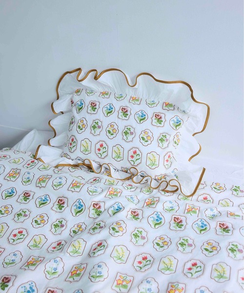 Casselini HOME(キャセリーニ ホーム)フラワー布団カバー（寝具
