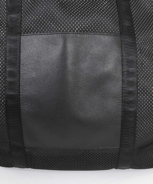 ADAM PATEK(アダムパテック)の「ADAMPATEK/leather trimmed mesh 2way big tote bag /レザーxメッシュ2wayビッグトートバッグ(トートバッグ・メンズ・ブラック・FREE)」の17枚目の写真