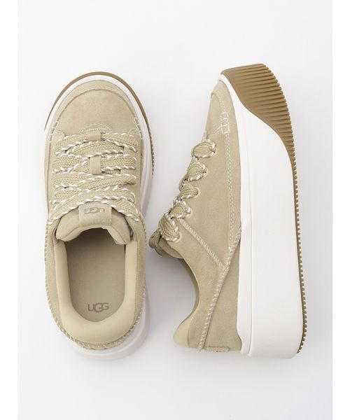 UGG（アグ）の「【UGG】EZ-DUZZIT LACE UP（スニーカー・レディース・ベージュ・23.5/23/25/24.5/24）」の4枚目の写真