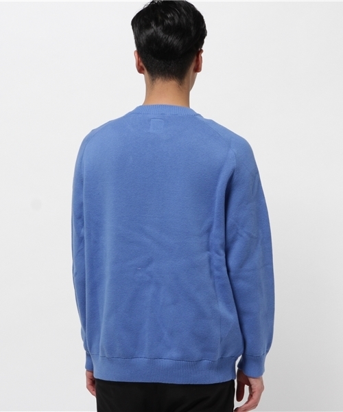 WHO'S WHO gallery(フーズフーギャラリー)の「【TABLE TALK】Huge Crew Knit(ニット/セーター・メンズ・グレー/ベージュ/グリーン/ブルー/パープル・FREE)」の13枚目の写真