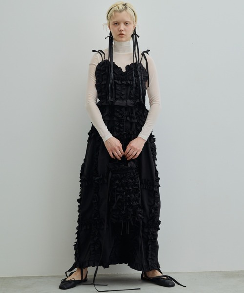 PERNA（ペルナ）の「テープリボンカチューシャ（カチューシャ・レディース・ブラック・FREE）」の5枚目の写真