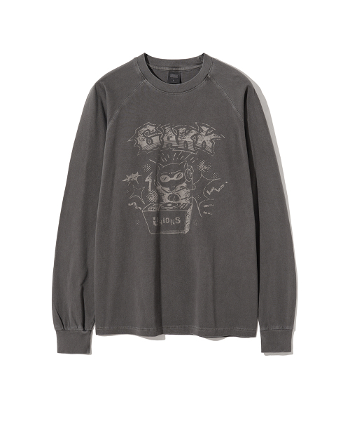 GAKKAI UNIONS(ガッカイユニオンズ)の「ディスコピグメントラグランロングスリーブチャコール(Tシャツ/カットソー・レディース・その他・MEDIUM/LARGE/X-LARGE/SMALL)」の3枚目の写真