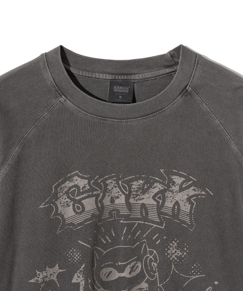 GAKKAI UNIONS(ガッカイユニオンズ)の「ディスコピグメントラグランロングスリーブチャコール(Tシャツ/カットソー・レディース・その他・MEDIUM/LARGE/X-LARGE/SMALL)」の5枚目の写真
