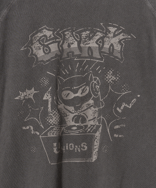 GAKKAI UNIONS(ガッカイユニオンズ)の「ディスコピグメントラグランロングスリーブチャコール(Tシャツ/カットソー・レディース・その他・MEDIUM/LARGE/X-LARGE/SMALL)」の7枚目の写真