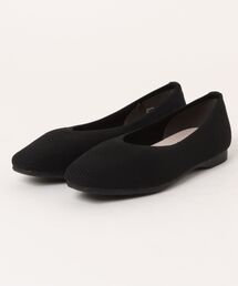 ABC-MART（エービーシーマート）の「ABC SELECT エービーシーセレクト CL SQUARE KNIT スクエアニットパンプス W5074 BLACK（パンプス）」