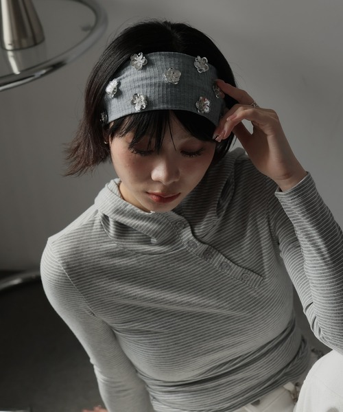 Ulysses(ユリシス)の「ヘアバンド(ヘアバンド・レディース・グレー・F)」の2枚目の写真