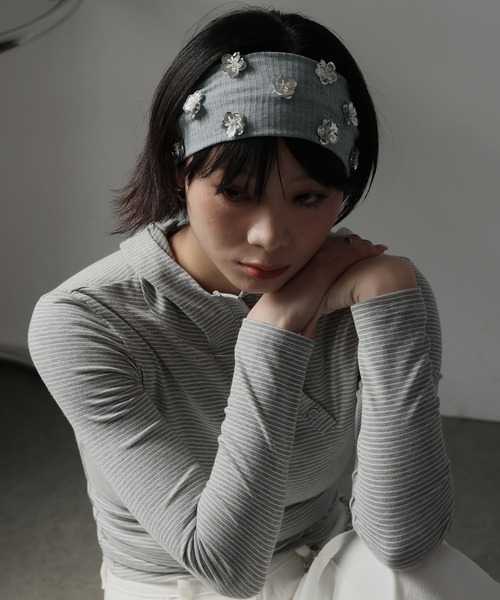 Ulysses(ユリシス)の「ヘアバンド(ヘアバンド・レディース・グレー・F)」の3枚目の写真