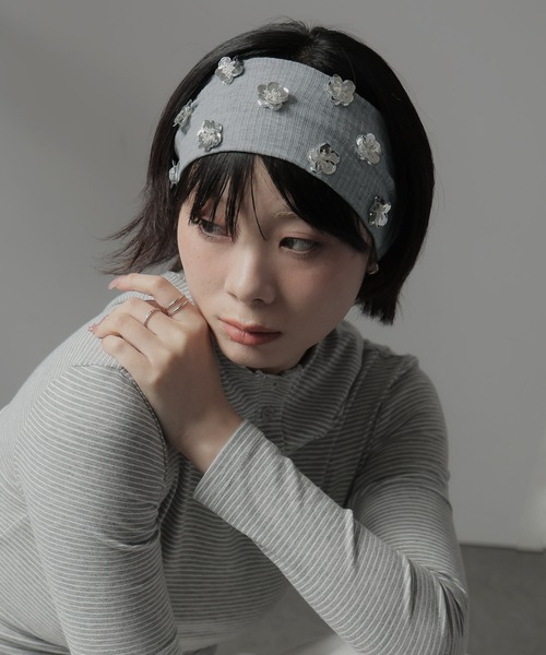 Ulysses(ユリシス)の「ヘアバンド(ヘアバンド・レディース・グレー・F)」の6枚目の写真