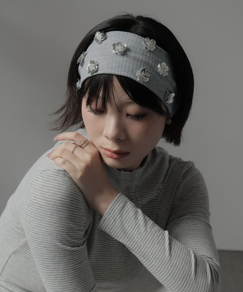 Ulysses(ユリシス)の「ヘアバンド(ヘアバンド・レディース・グレー・F)」の7枚目の写真