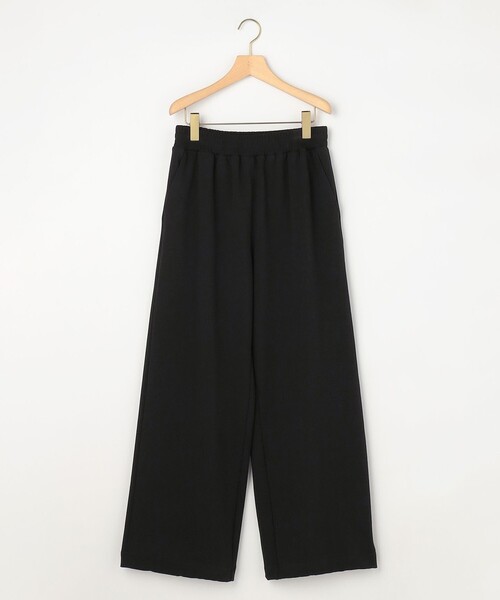 組曲(クミキョク)の「【WEB限定】フレンチテリー ワイドパンツ(その他パンツ・レディース・ブラック系/グレー系・2/1)」の8枚目の写真