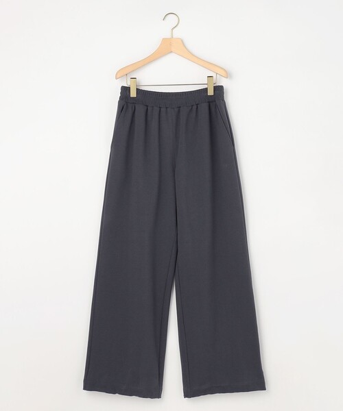 組曲(クミキョク)の「【WEB限定】フレンチテリー ワイドパンツ(その他パンツ・レディース・ブラック系/グレー系・2/1)」の9枚目の写真