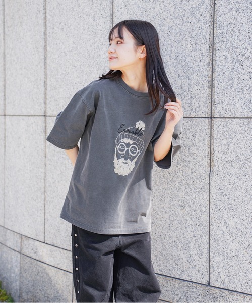 ATELANE（アテレーン）の「ATELANE / ピグメント/刺繍/Tシャツ/アソート（Tシャツ/カットソー・メンズ・ブラック/オフホワイト・X-LARGE/LARGE/MEDIUM）」の20枚目の写真