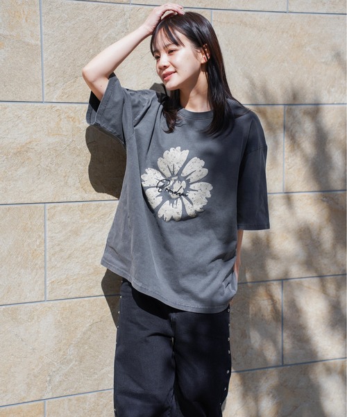 ATELANE（アテレーン）の「ATELANE / ピグメント/刺繍/Tシャツ/アソート（Tシャツ/カットソー・メンズ・ブラック/オフホワイト・X-LARGE/LARGE/MEDIUM）」の10枚目の写真