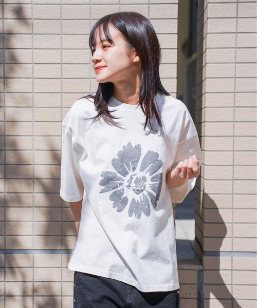 ATELANE（アテレーン）の「ATELANE / ピグメント/刺繍/Tシャツ/アソート（Tシャツ/カットソー・メンズ・ブラック/オフホワイト・X-LARGE/LARGE/MEDIUM）」の7枚目の写真