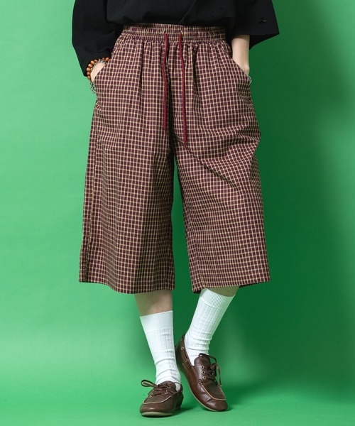 a.p.o.v.（エーピーオービー）の「a.p.o.v. マルチカラーチェック柄コットンバギーハーフパンツ（その他パンツ・メンズ・ネイビー/カーキ/ワイン・ONESIZE）」の3枚目の写真