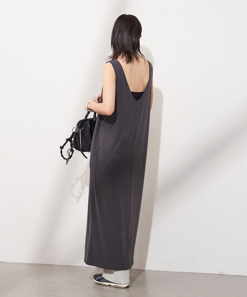 JOURNAL STANDARD（ジャーナルスタンダード）の「SANDWASH 2WAY Iライン ワンピース（ワンピース・レディース・ブラック系その他/ベージュ・FREE）」の7枚目の写真