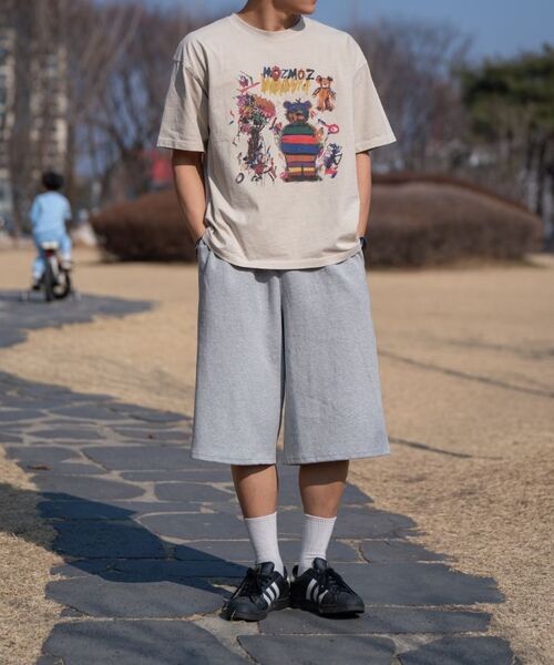MOZMOZ(モズモズ)の「プライドベア オーバーサイズ ピグメント 半袖Tシャツ チャコール(Tシャツ/カットソー・レディース・その他・1/2/3)」の5枚目の写真