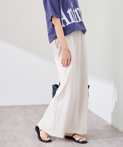 FRAMeWORK（フレームワーク）の「ウェットオゾン加工インレースカート（スカート・レディース・ライトグレー/スミクロ・36/38）」の15枚目の写真