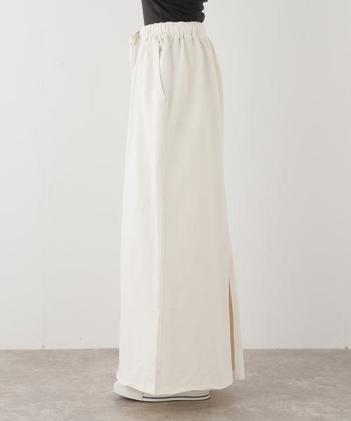 FRAMeWORK（フレームワーク）の「ウェットオゾン加工インレースカート（スカート・レディース・ライトグレー/スミクロ・36/38）」の19枚目の写真