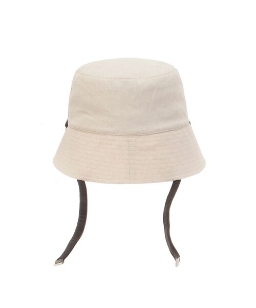 ELENDEEK(エレンディーク)の「レザーストリングハット(ハット・レディース・カーキ/ブラック/アイボリー・FREE)」の18枚目の写真