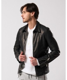 wjk（ダヴルジェイケイ）の「leather single riders（ライダースジャケット）」