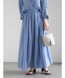 Te chichi（テチチ）の「シャンブレーボイルスカート（スカート）」