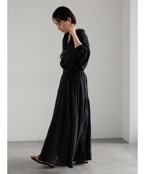 Te chichi（テチチ）の「シャンブレーボイルスカート（スカート・レディース・ラベンダー/オフホワイト/ブルー/ブラック・F）」の14枚目の写真