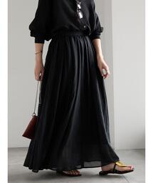 wrapping pleated skirt / ラッピングプリーツスカート（スカート