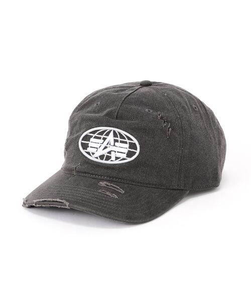 Alpha Industries（アルファインダストリーズ）の「Alpha Industries/アルファインダストリーズ/World Acid Cap/ワールド アシッド キャップ（キャップ・メンズ・ブラック/グレー系その他3・F）」の2枚目の写真