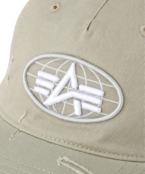 Alpha Industries（アルファインダストリーズ）の「Alpha Industries/アルファインダストリーズ/World Acid Cap/ワールド アシッド キャップ（キャップ・メンズ・ブラック/グレー系その他3・F）」の7枚目の写真