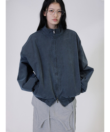 WHOLE PAPER（ホールペーパー）の「オーバーサイズウォッシングトラックジャケット（ブルーグレー）（デニムジャケット）」