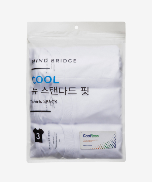 MINDBRIDGE（マインドブリッジ）の「[3パック][エアクール]エアホール半袖Tシャツ - 3カラー（Tシャツ/カットソー・メンズ・ホワイト/ブラック/ダークブラック/グレー・95/100/105/110/115）」の7枚目の写真