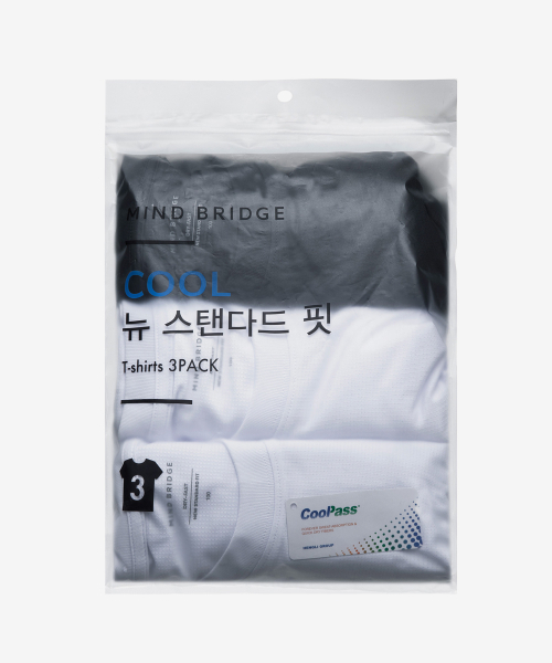 MINDBRIDGE（マインドブリッジ）の「[3パック][エアクール]エアホール半袖Tシャツ - 3カラー（Tシャツ/カットソー・メンズ・ホワイト/ブラック/ダークブラック/グレー・95/100/105/110/115）」の8枚目の写真