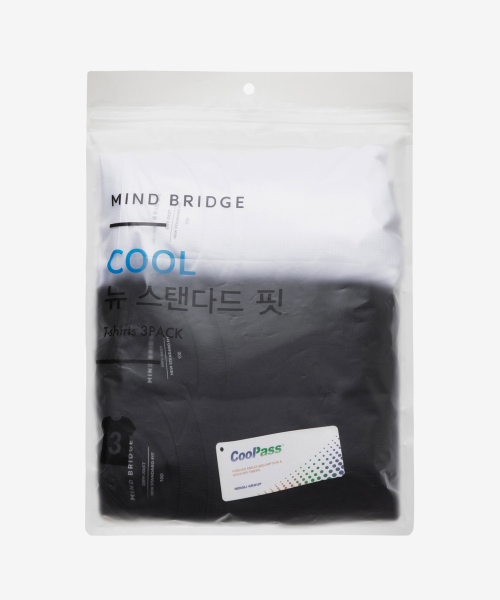 MINDBRIDGE（マインドブリッジ）の「[3パック][エアクール]エアホール半袖Tシャツ - 3カラー（Tシャツ/カットソー・メンズ・ホワイト/ブラック/ダークブラック/グレー・95/100/105/110/115）」の9枚目の写真