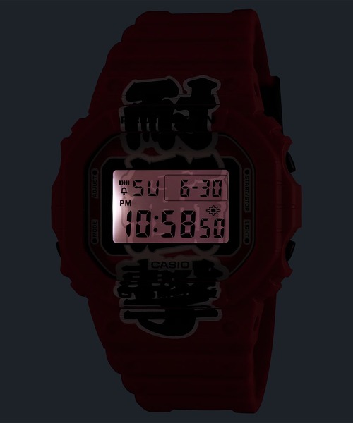 G-SHOCK(ジーショック)の「G-SHOCK/ジーショック 腕時計 "赤提灯" DW-5600AKA-4JR(アナログ腕時計・メンズ・レッド・ONE)」の5枚目の写真
