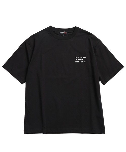 BRANDALISED(ブランダライズド)の「BRANDALISED (ブランダライズド) Tシャツ 半袖 バンクシー ストレッチ クルーネック カットソー Angel BR26SU02D12 ユニセックス(Tシャツ/カットソー・メンズ・ホワイト/ブラック/ダークグレー・M/LL/L)」の6枚目の写真
