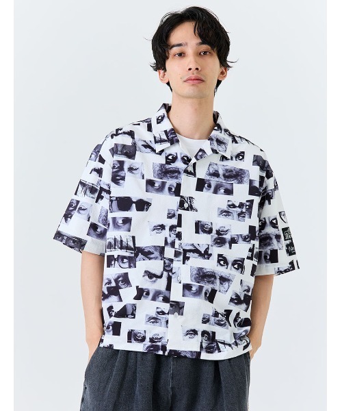 Philip Lumbang(フィリップランバン)の「Philip Lumbang × JIMMY’S/フィリップ・ランバン×ジミーズ コラボ 総柄 オープンカラー 半袖シャツ(シャツ/ブラウス・メンズ・ホワイト・M/L/XL)」の12枚目の写真
