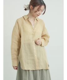 シアーリネンシャツ