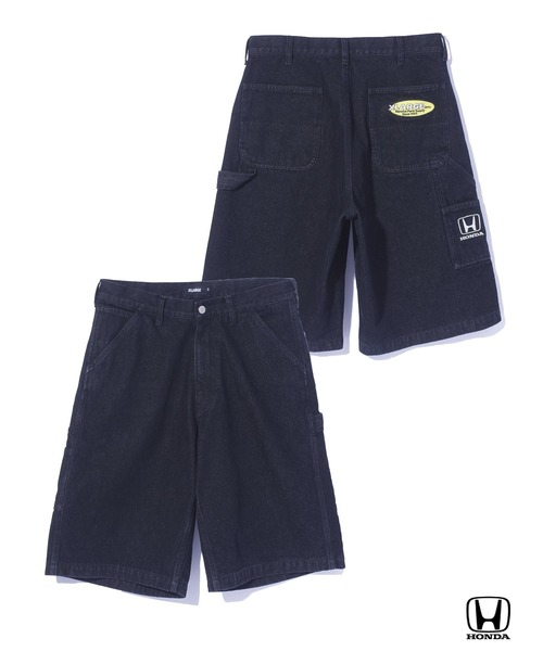 XLARGE（エクストララージ）の「XLARGE×Honda PARTS SUPPLIERS DENIM SHORT PANTS（デニムパンツ・メンズ・インディゴブルー/ブラック・36inch/34inch/32inch/30inch）」の2枚目の写真