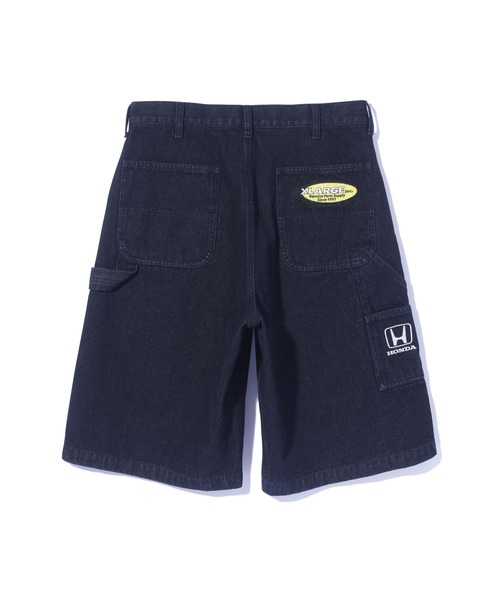 XLARGE（エクストララージ）の「XLARGE×Honda PARTS SUPPLIERS DENIM SHORT PANTS（デニムパンツ・メンズ・インディゴブルー/ブラック・36inch/34inch/32inch/30inch）」の6枚目の写真