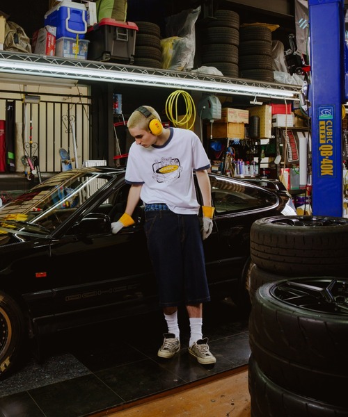 XLARGE(エクストララージ)の「XLARGE×Honda PARTS SUPPLIERS DENIM SHORT PANTS(デニムパンツ・メンズ・インディゴブルー/ブラック・36inch/34inch/32inch/30inch)」の12枚目の写真